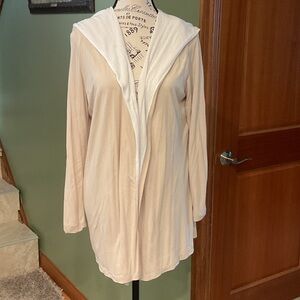 Etcetera Soft Knit Hoodie/Cardigan, Size S